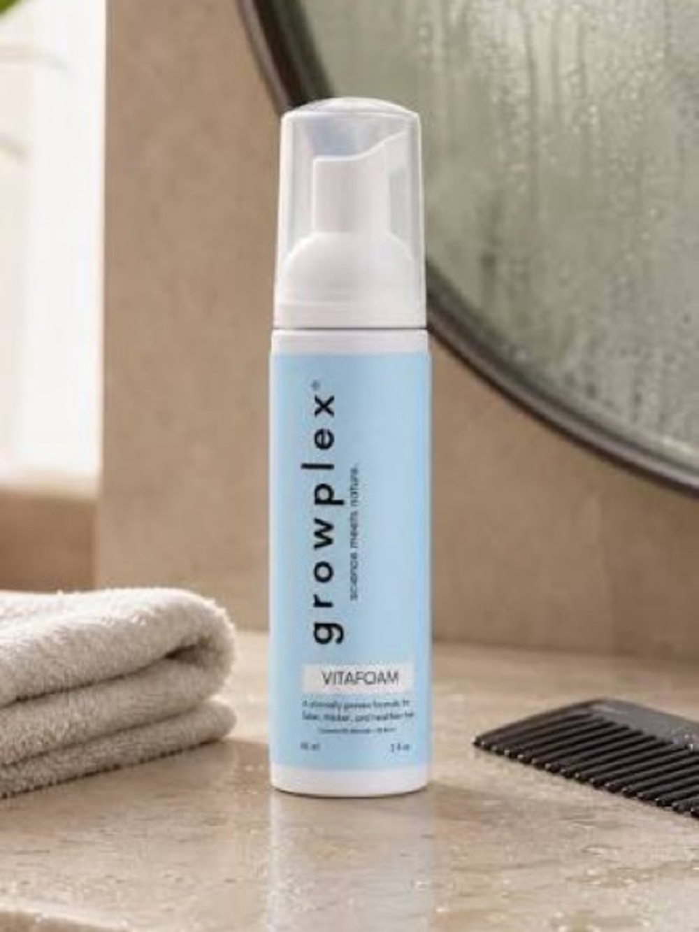 VitaFoam Gentle Hair Scalp Foam - Light Blue